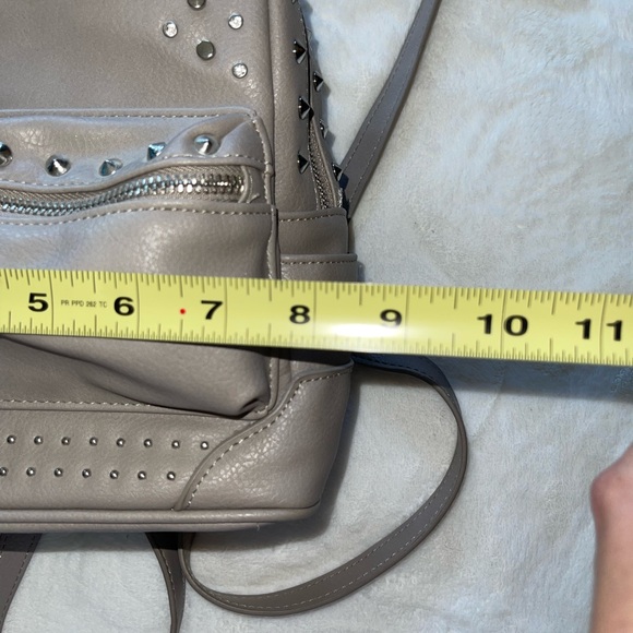 Bebe Studded Gray Backpack - Picture 4 of 6
